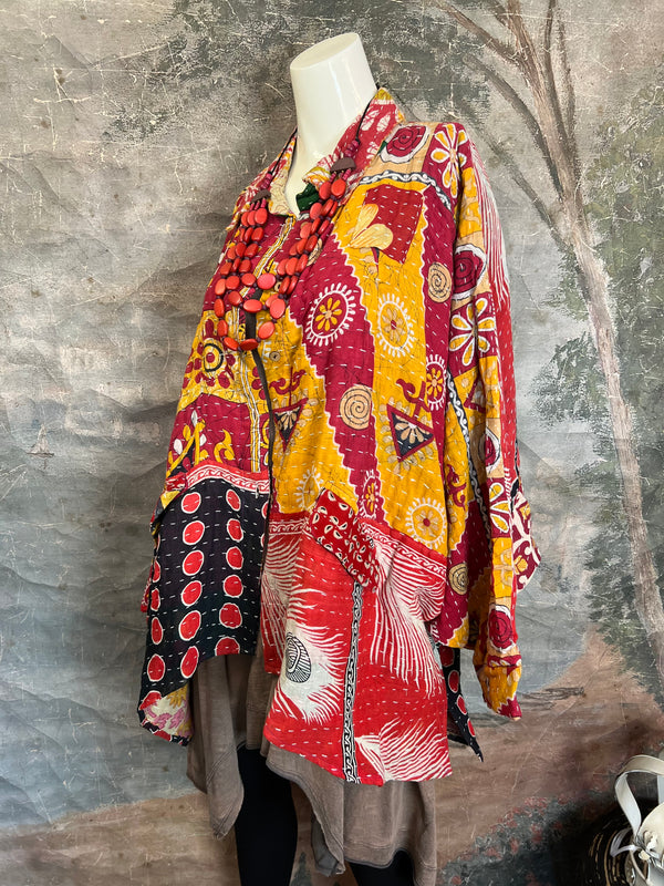 JG99B- Kantha Sunrise Top-Mix5