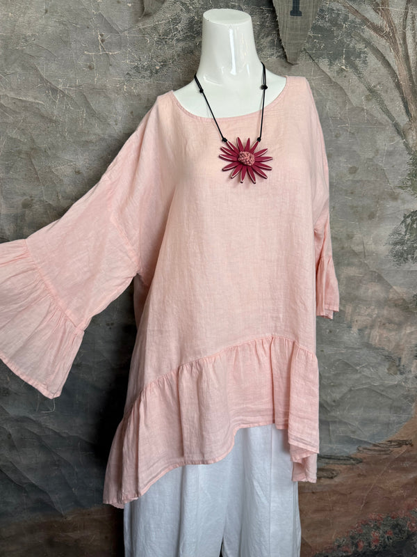 MP-HLT651 Baby Doll Top-Quartz Pink