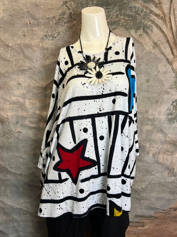 1812K Pop Art Ginger Top