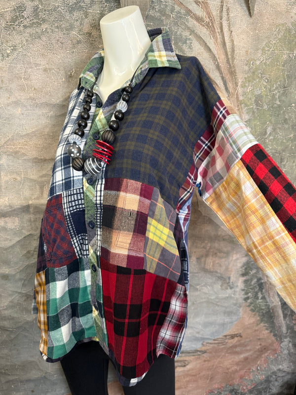 5620 Flannel PW BF Shirt- PW A