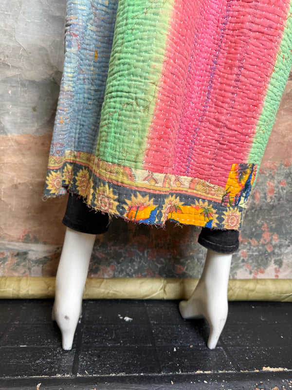 JG-183 Kantha Sunrise Coat-MIX 5