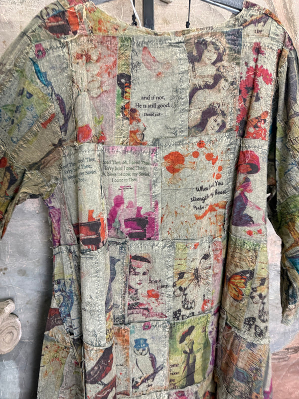PL-312D Patchwork Art Dress