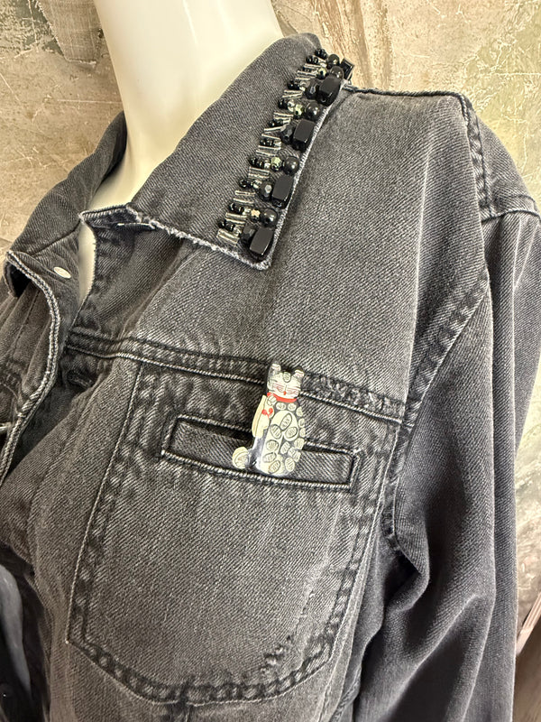4842 Upcycled Wearable Art Jkt- The Village
