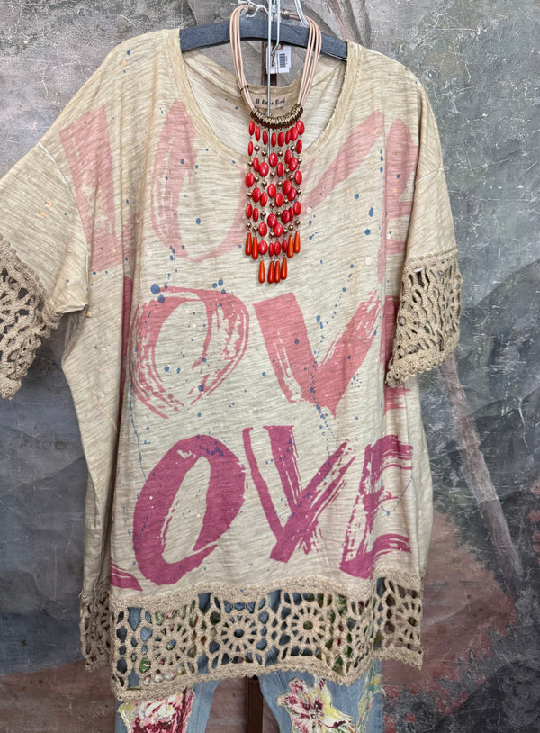 A26 Art-To-Wear LOVE Poem Shirt