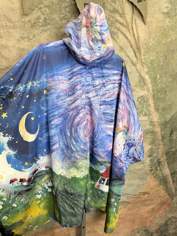 Inoah's Artful 2 Look Raincape-Cats Dream