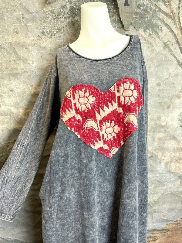 Romance Story T-Shirt Dress-#1