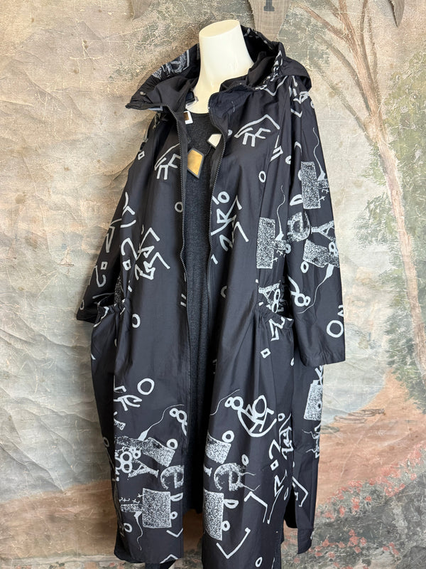 1029 City Scribble Jacket-Gray