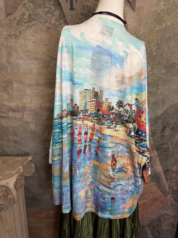 T722BO Burnout One Size Top-Beach Trip 30A