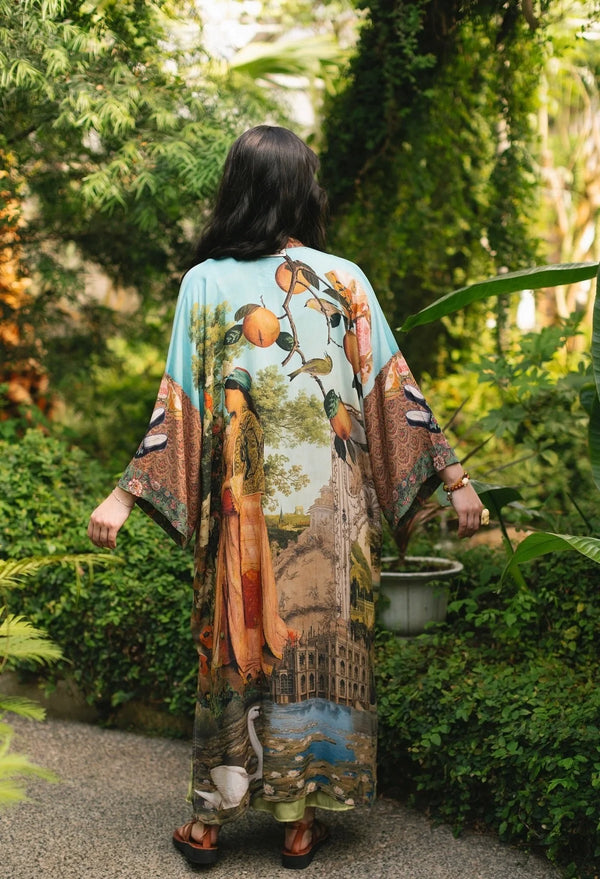 MOTS Opera Duster Kimono Robe-Secret Garden