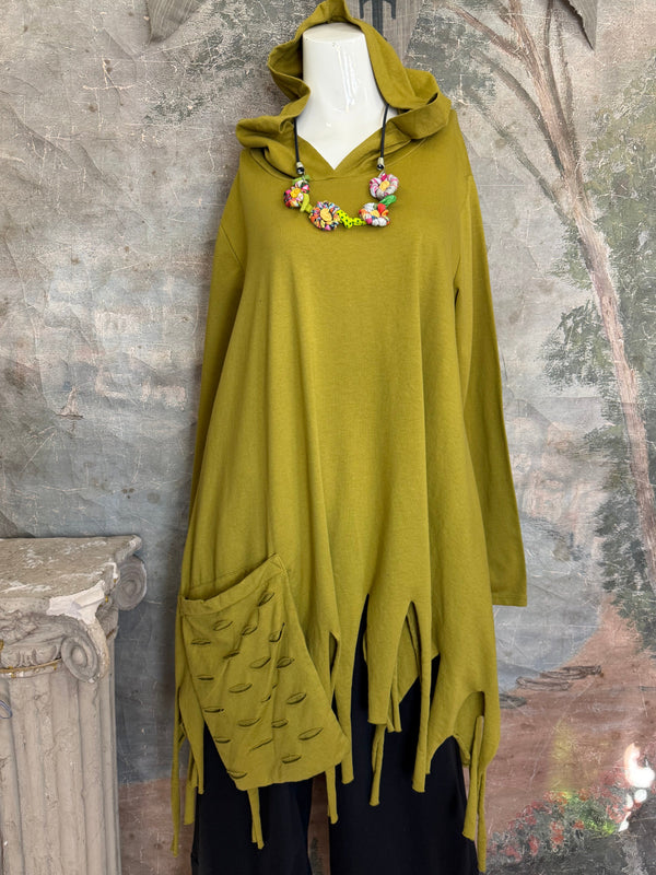 1231-62 Laser Pullover Hoodie-Grass