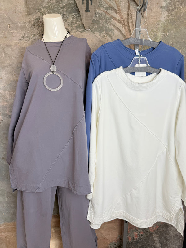 A2996202 L/Slv FE Top-Stable Blue