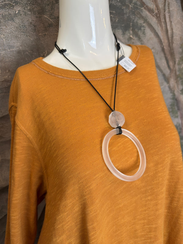 1050-88 Cotton Knit Angel Tee-Aspen