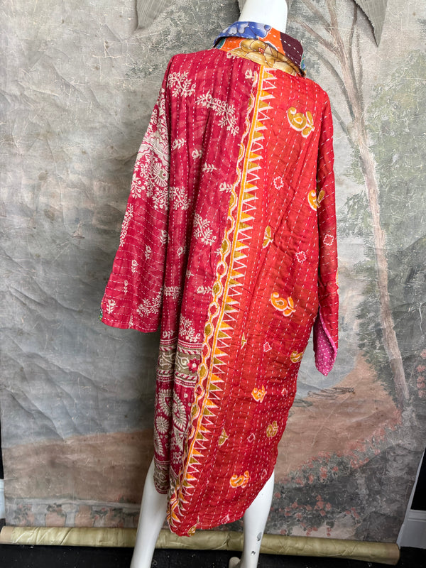 1013w Long Kurta Shirt Dress-Suzie Q