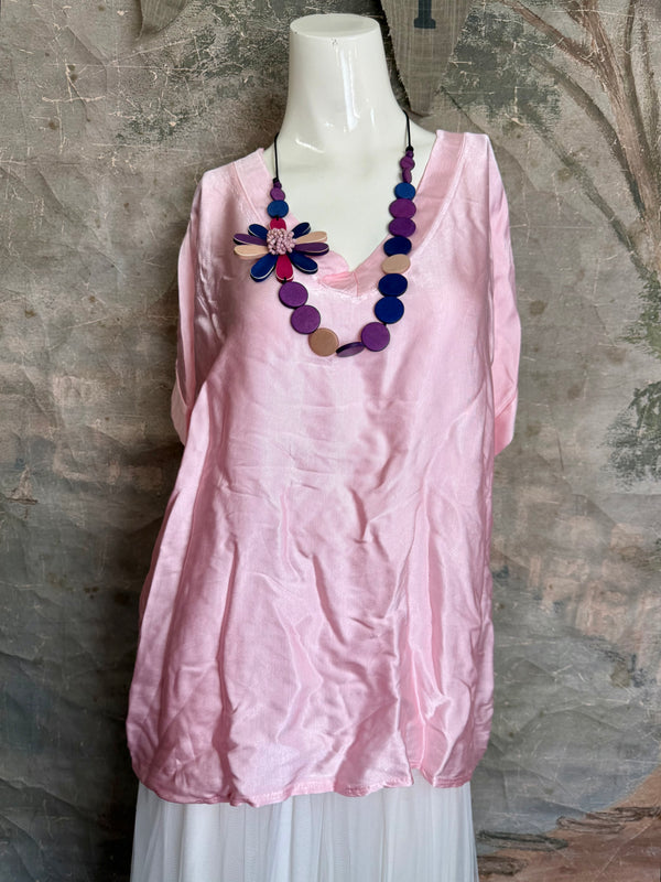 BBZ-312 Ragle Italy Top-Blush Pink