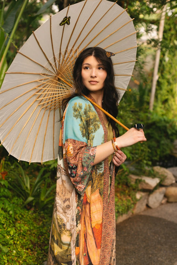 MOTS Opera Duster Kimono Robe-Secret Garden