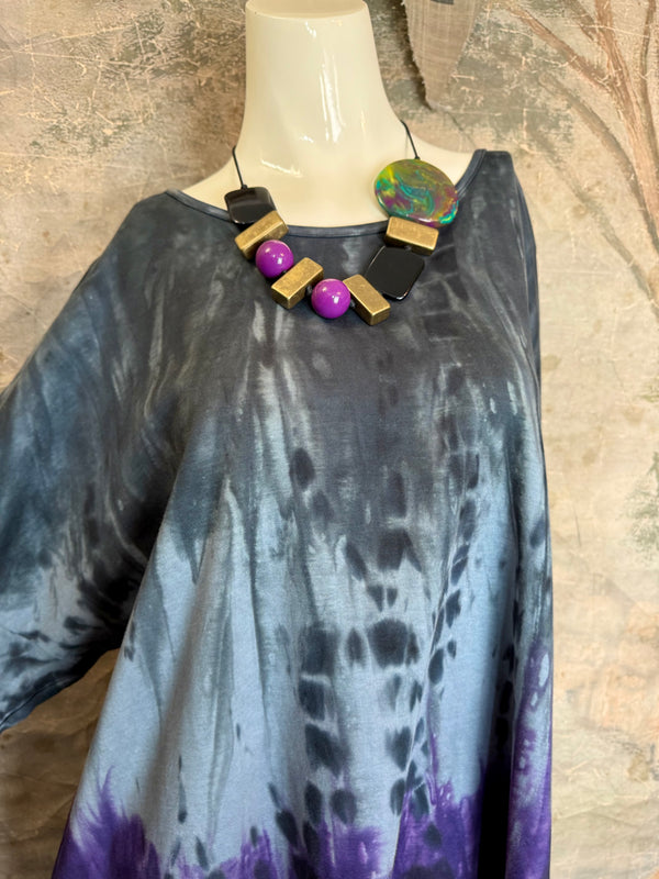 DD1803C Bestee L/Slv Top-Violet