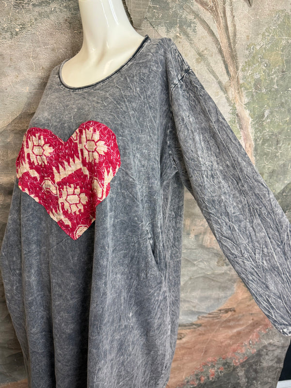 Romance Story T-Shirt Dress-#1