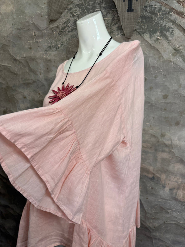 MP-HLT651 Baby Doll Top-Quartz Pink