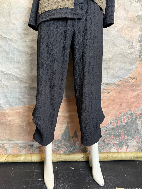 B304 Waffle Knit Harem Pants