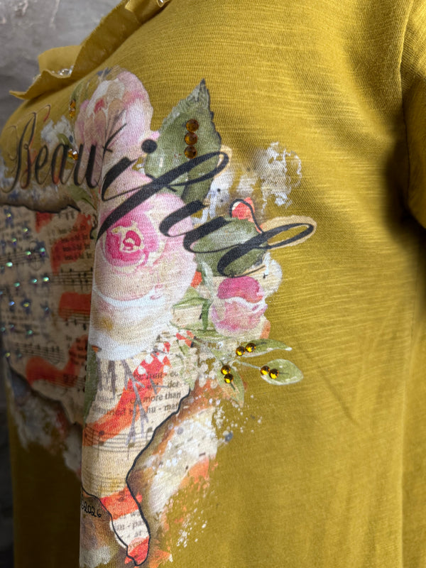 ARB Celebrate W/Chic USA Tshirt-Mustard