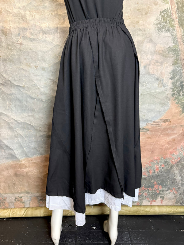 69060 Detailed Ziggy Trim Skirt