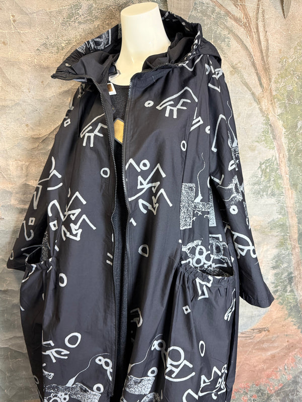 1029 City Scribble Jacket-Gray