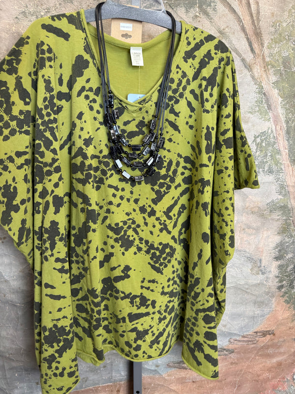 715CL-Burst Oversized Tunic Tee-SPUD