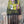 Load image into Gallery viewer, Sequin R&amp;L patch bomber jacket in purple and yellow-green ombre with floral accents, styled with tiered maxi skirt - 2
