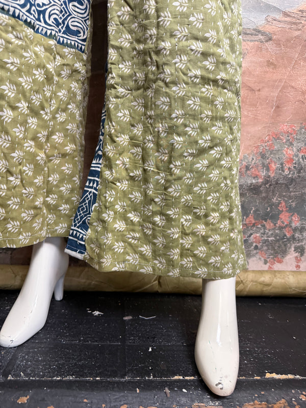 2007W Wide Leg Kantha Pants-Mix 2