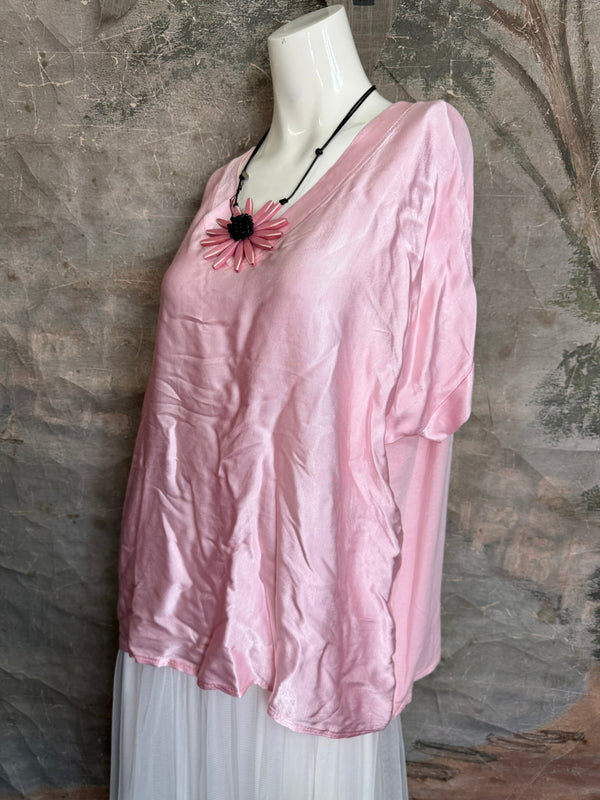 BBZ-312 Ragle Italy Top-Blush Pink