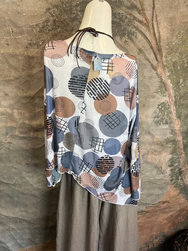 25071 Mesh Print Toppper