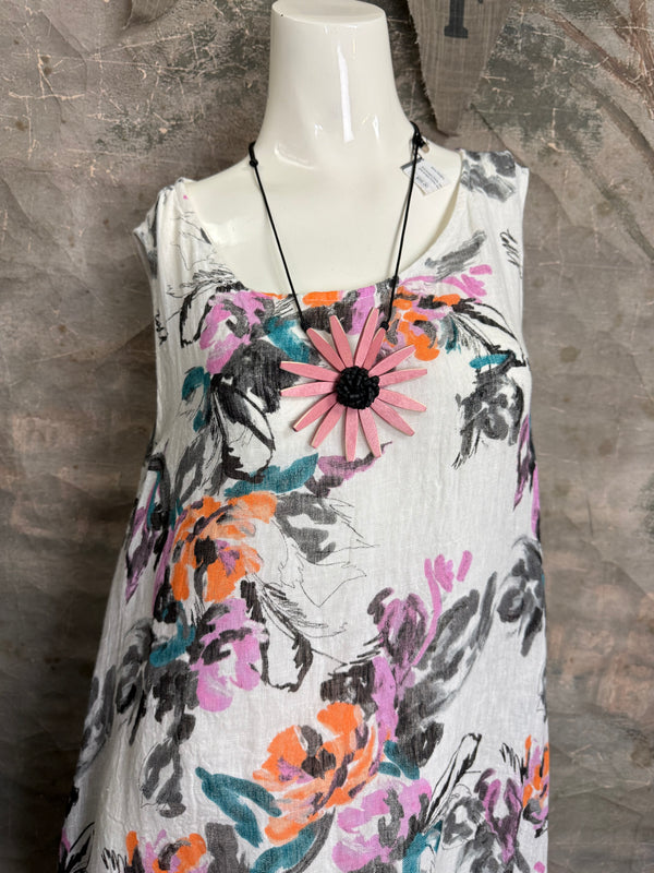 MP-MD1041 Dress W/Ruffle-OFFWHITE7