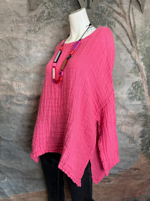 PW8815 We The Free Pucker Tunic-Lilac Purple