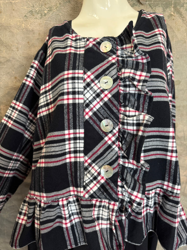 5805 Abbys Flannel Jkt/Top