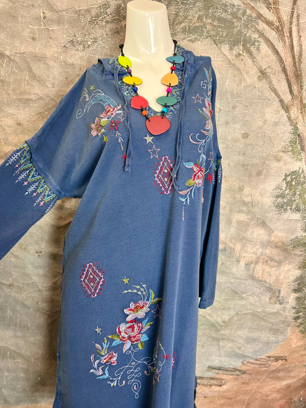 CTVK301 TAI Hoodie Dress-BLue!