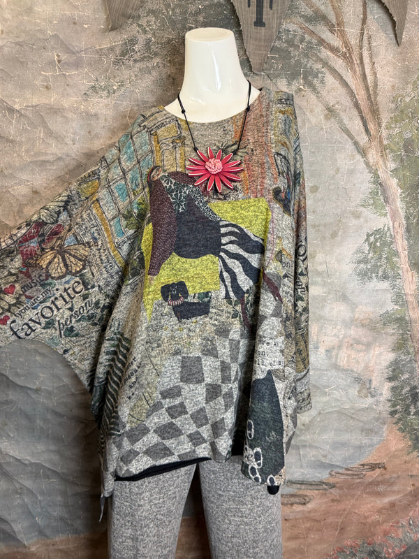 T805CN Crew Neck Top-Miss.Camille