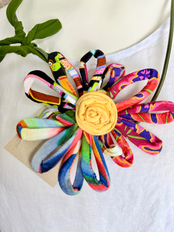 26N40A Small Neckflower Necklace