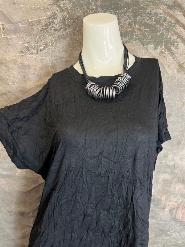 25063 Crinkle Dolman Slv Top