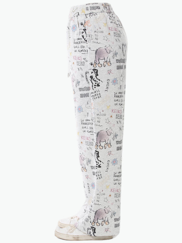TF-7150 Cotton Whismy Pants-White