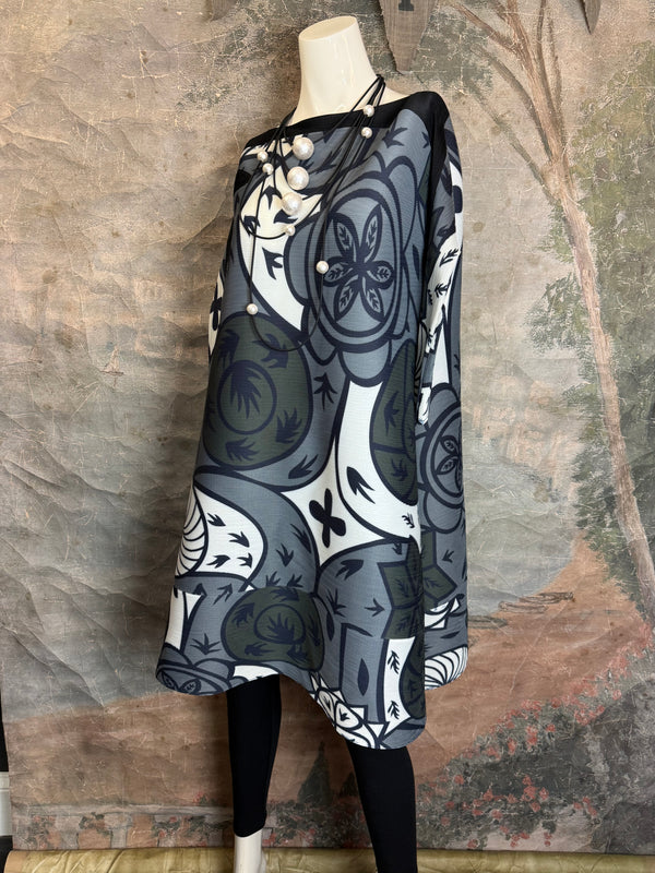 87585 Kinetics Artistry Dress-Black/Grey