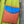 Load image into Gallery viewer, Soruka burgundy leather crossbody bag with orange trim and silver zipper, colorblock mini purse with chain strap - 11

