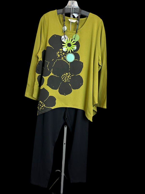 PB1557 Straight Legging Pant-BLACK