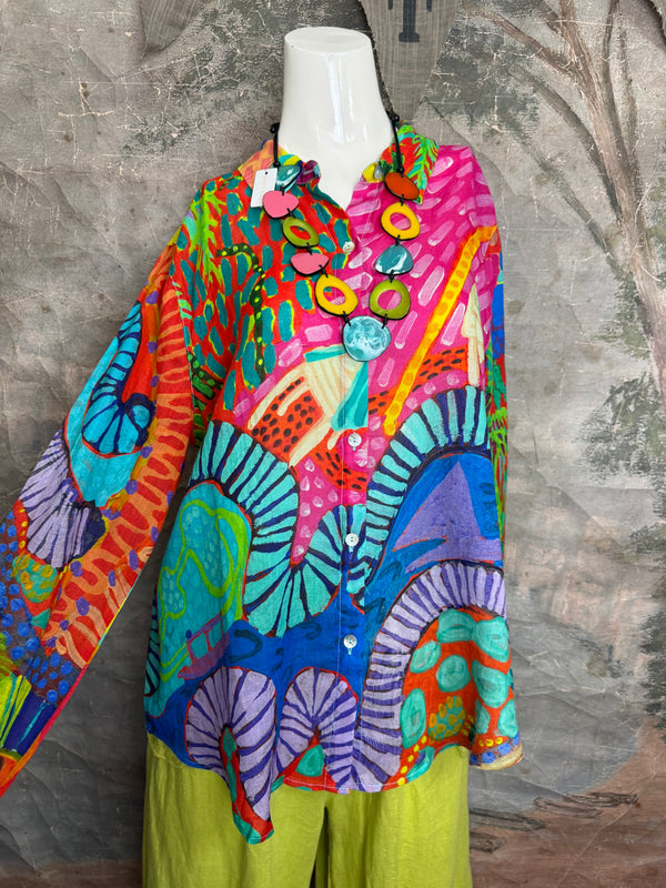 CP-92527 Abstract Blouse