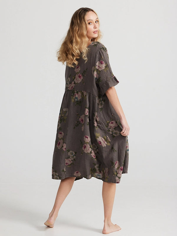 5202 Audrey Floral Dress