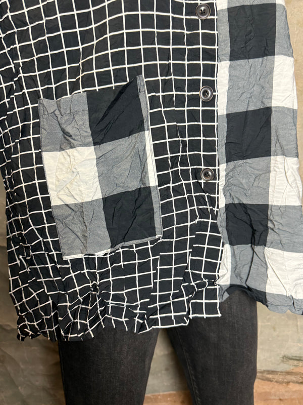 2550 Crushed Plaid Mix Shirt