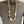 Load image into Gallery viewer, Olive green waffle knit turtleneck long sleeve fitted top displayed with chunky beaded statement necklace on hanger - 4
