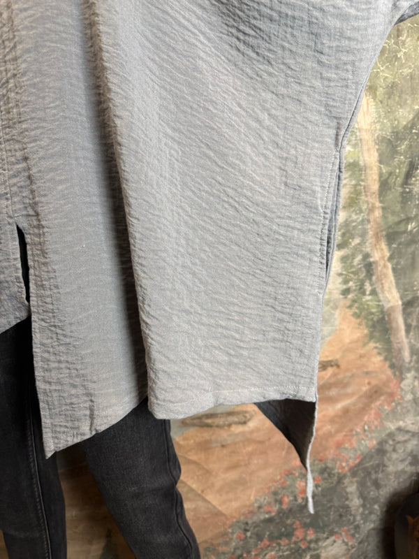 2066-11 Asymmetrical Cowlneck-Zinc