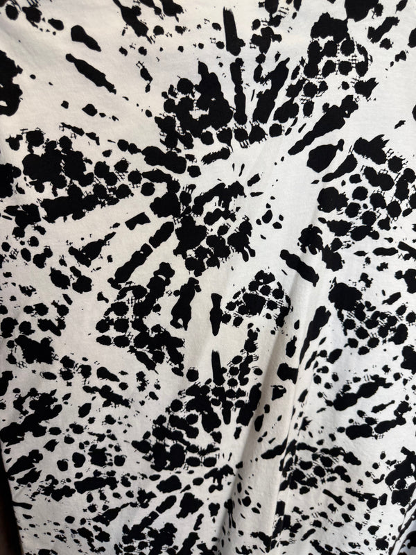 715CL-Burst Oversized Tunic Tee-WHITE