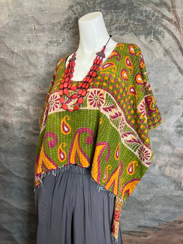 Renew Vintage Kantha Tops-1