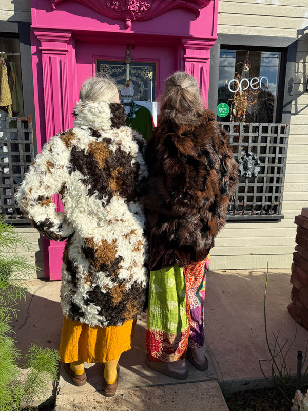 5764 Faux Fur Mink Short Coat